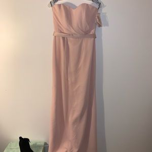 Vera Wang Chiffon Gown with Lace accents